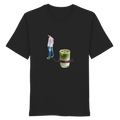 MATCHA KETTE Meme Shirt in Schwarz, Freisteller der Vorderansicht