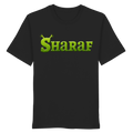 BINIT OHNE ODER MIT SHARAF Meme Shirt in Schwarz, Freisteller der Vorderansicht