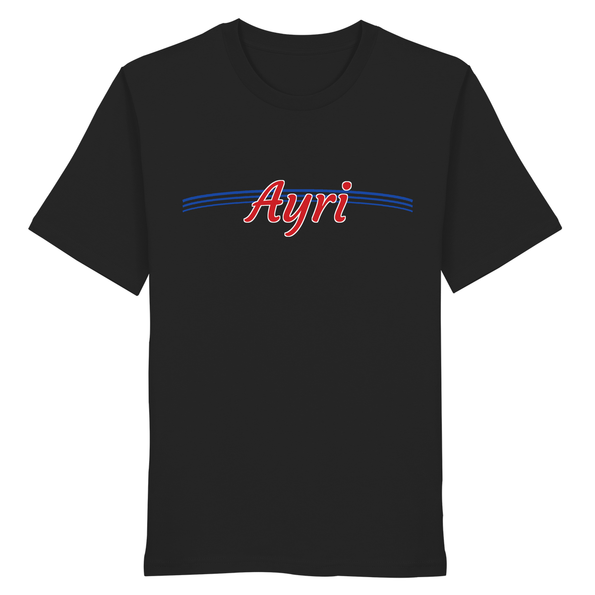 AYRI AYRAN Meme Shirt in Schwarz, Freisteller der Vorderansicht