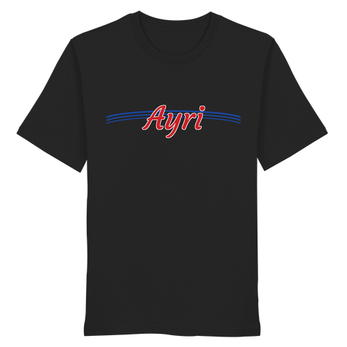 AYRI AYRAN Meme Shirt in Schwarz, Freisteller der Vorderansicht