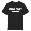MEINE CINDY Meme Shirt in Schwarz, Freisteller der Vorderansicht