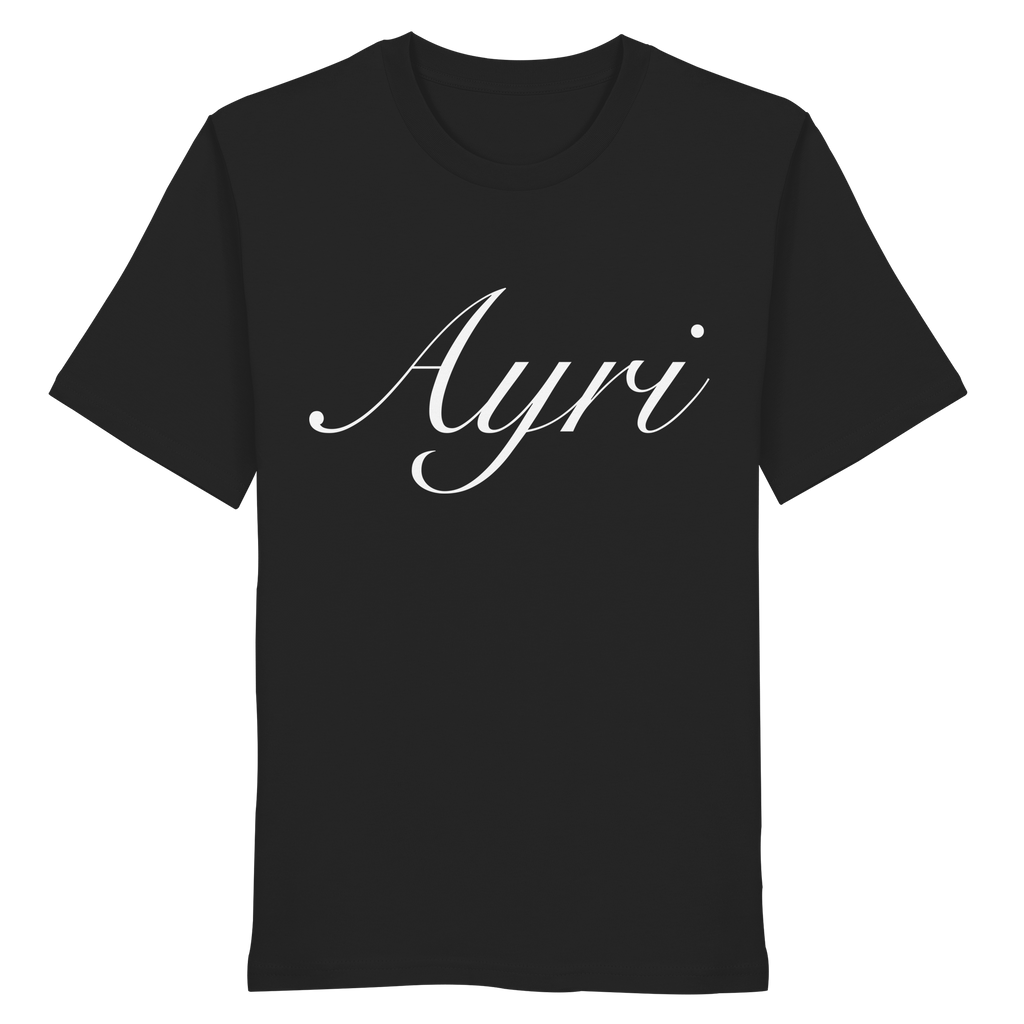 AYRI #2 Meme Shirt in Schwarz, Freisteller der Vorderansicht