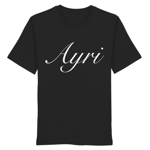AYRI #2 Meme Shirt in Schwarz, Freisteller der Vorderansicht